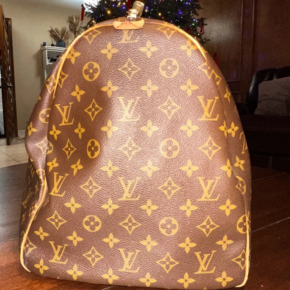 Louis Vuitton Classic Monogram Keep All 55 Duffle Overnight Bag WITH COA! - Picture 13 of 16